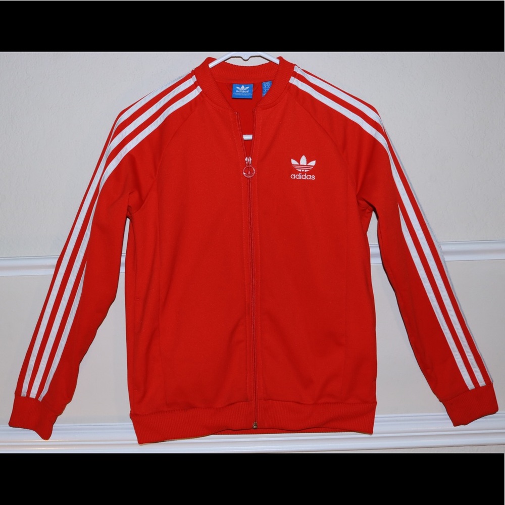 adidas Kids Zip Up Track Jacket